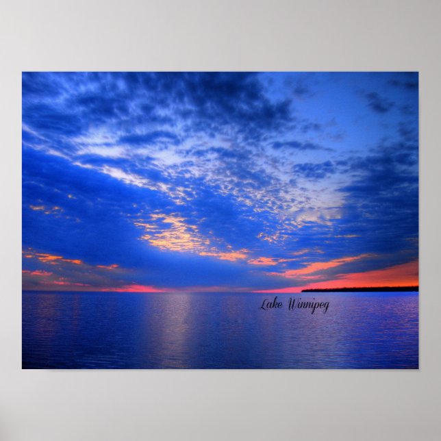 Snygg Sjö Winnipeg Poster (Framsidan)