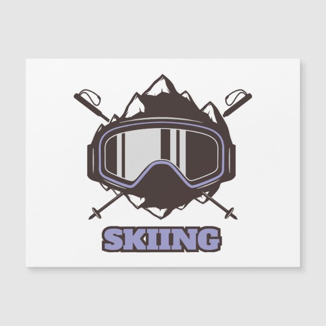 Snygg skidhjälm  (Framsida)
