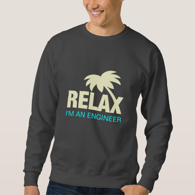 Snygg skjorta för ingenjörer med rolig slogan långärmad tröja (Framsida)