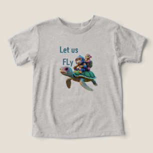 Snygg sköldpadda t shirt