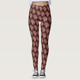 Snygg skuggad design för vacker kvinna leggings