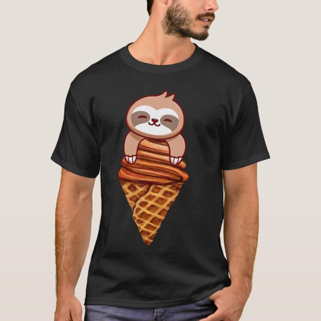 Snygg slöjd och isgräddkonst t shirt (Framsida)