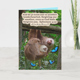 Snygg Sloth Scripture: Ephesian 4:32 Kort