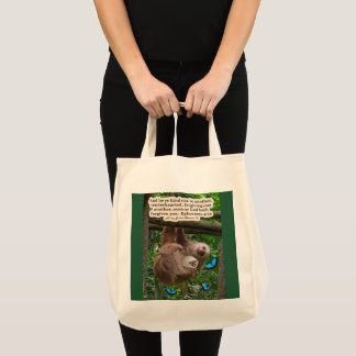 Snygg Sloth Scripture: Ephesian 4:32 Tygkasse