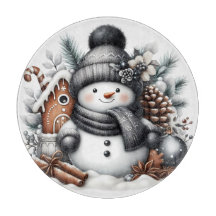 Snygg Snöman Jul 