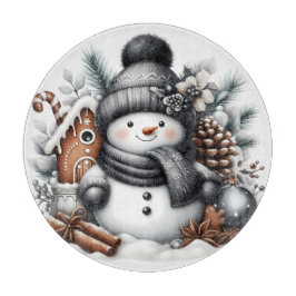 Snygg Snöman Jul 