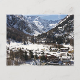 Snygg Snowy Lillaz i italienska Alpernor vykort