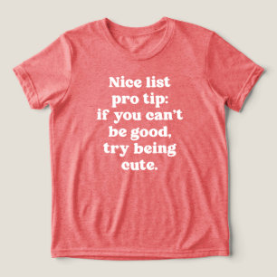 Snygg, snygg, vit julklapp t shirt