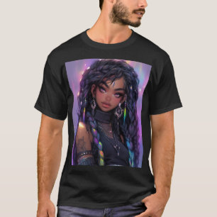 Snygg Snyggt Hair Anime Girl T Shirt