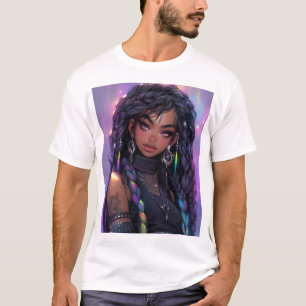 Snygg Snyggt Hair Anime Girl T Shirt