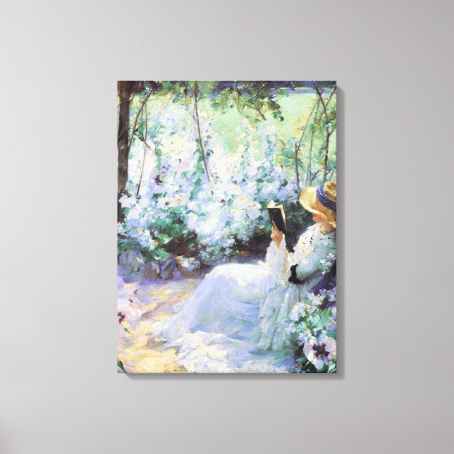 Snygg Solitude Frank Bramley Fine Art Canvastryck (Framsida)