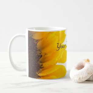 Snygg solrosmall kaffemugg
