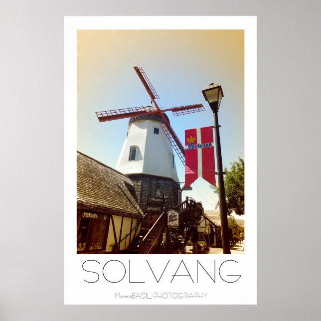 Snygg Solvang Poster! Poster (Framsidan)