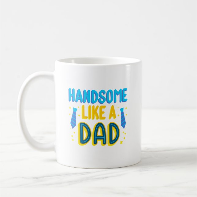 snygg som pappa kaffemugg (Vänster)