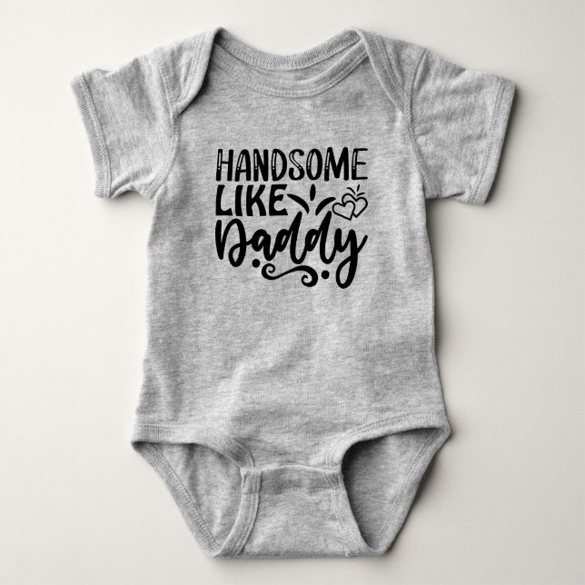 Snygg som pappa  t shirt (Framsida)