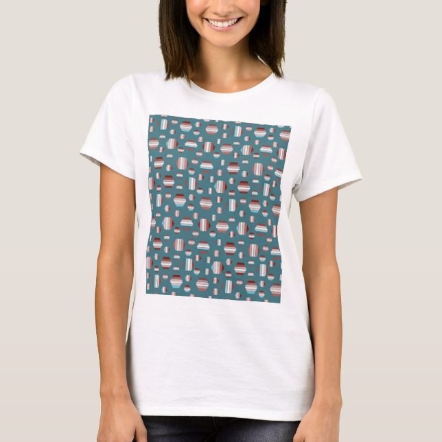 Snygg sommar Mönster T Shirt (Framsida)