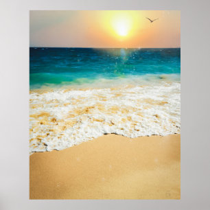 Snygg sommarklossfoto poster