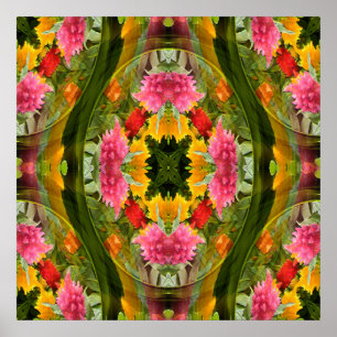 Snygg sommarträdgård.. poster