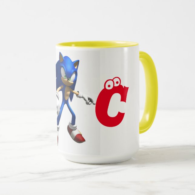 Snygg sonic mugg (Framsida höger)