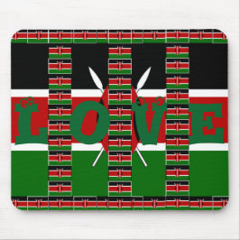 Snygg Söt, unik svart Grönt Musmatta