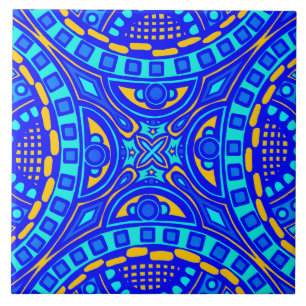 Snygg spansk panel kakelplatta