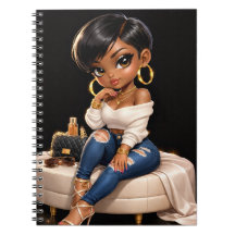 snygg spiralanteckningsbok