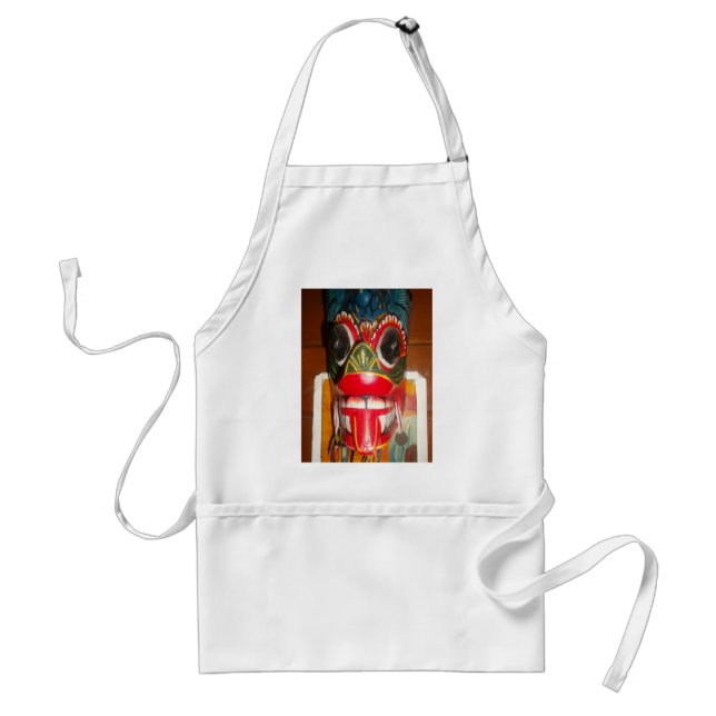 Snygg srilankesisk traditionell brandmaskkonst förkläde (Framsidan)