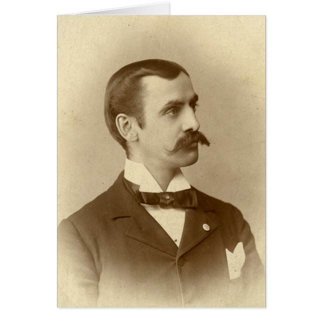 Snygg Stache! Hälsningskort (Framsidan)