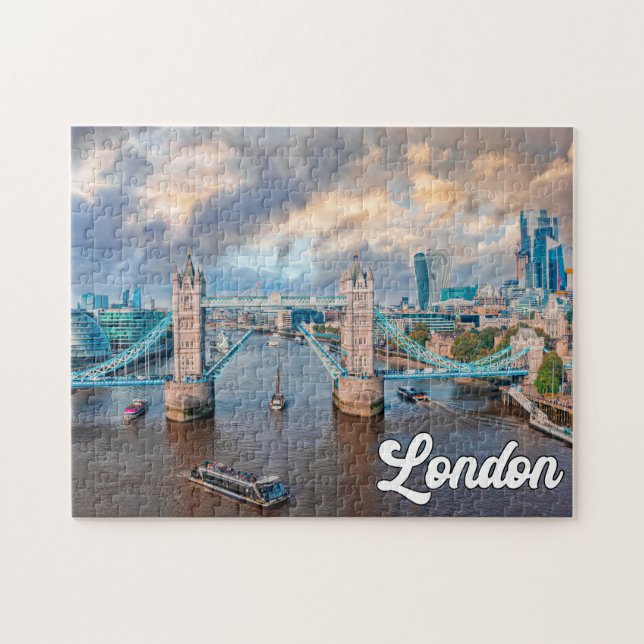 Snygg stad i London, England Pussel (Horisontell)