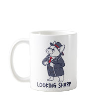 Snygg Stilig Fransk Bulldogg Rolig Kaffe M