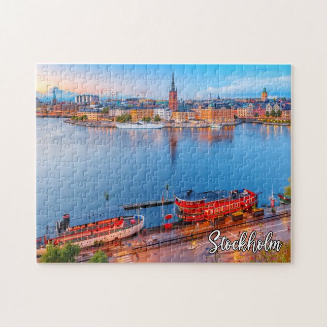 Snygg Stockholm, Sverige Pussel (Horisontell)
