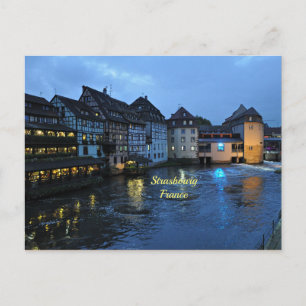 Snygg Strasbourg, Frankrike Vykort