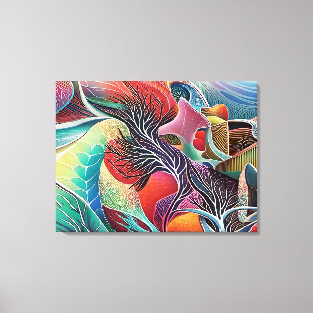 Snygg Struktur Canvastryck (Framsida)