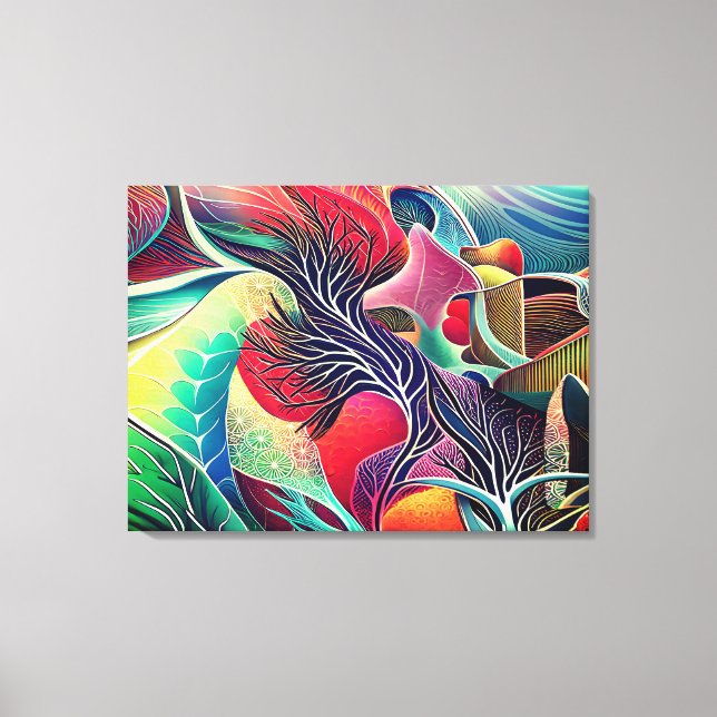 Snygg Struktur Canvastryck (Framsida)