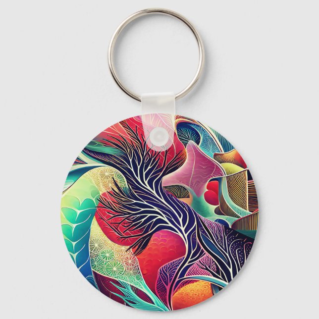 Snygg Struktur Nyckelring (Framsida)