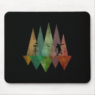 Snygg Styliserad Geometrisk Discgolf Musmatta