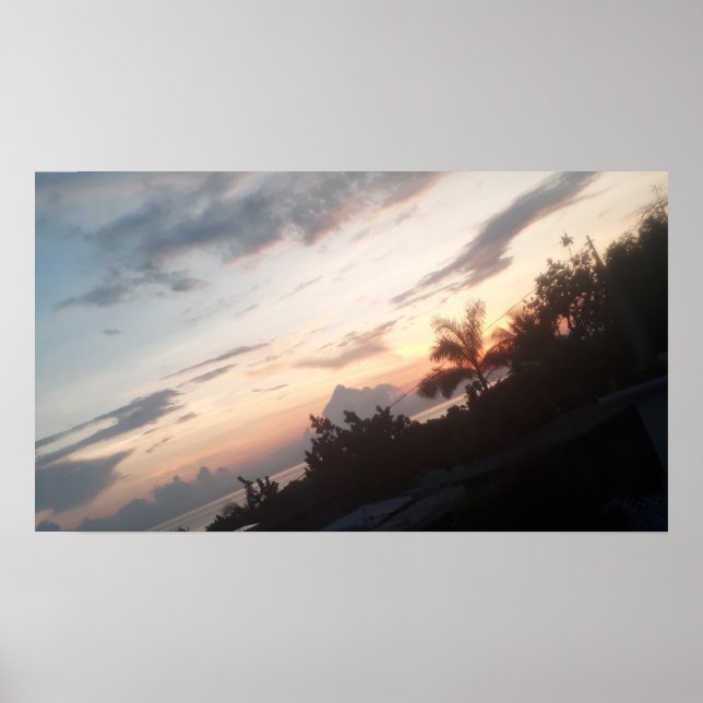 Snygg Sunrise Photo Poster (Framsidan)