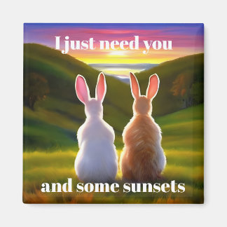 Snygg Sunset Magnet