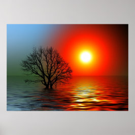 Snygg Sunset Poster