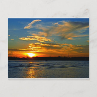 Snygg Sunset Vykort