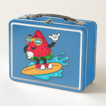 Snygg surfing vattenmelon