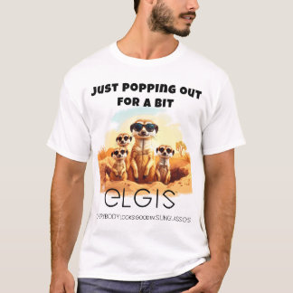 Snygg Surikat Med Solglasögon - Världssurikatsdage T Shirt