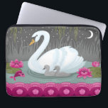 Snygg Svan Laptop sleeve<br><div class="desc">vacker svan laptop sleeve</div>