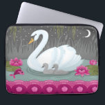 Snygg Svan Laptop sleeve<br><div class="desc">vacker svan laptop sleeve</div>
