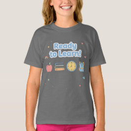 Snygg svart t-shirt för pojkar med Back-to-School-