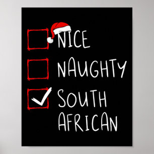 Snygg sydafrikansk jul, syd Afrika Poster