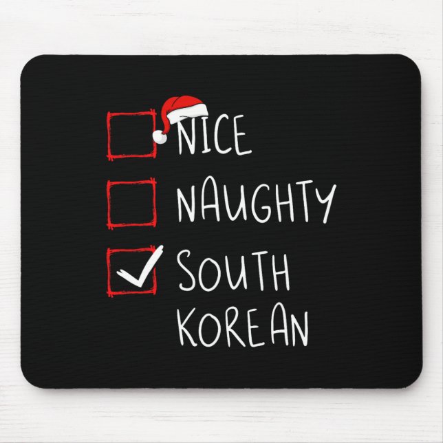 Snygg sydkoreansk jul - Sydkorea Musmatta (Framsidan)