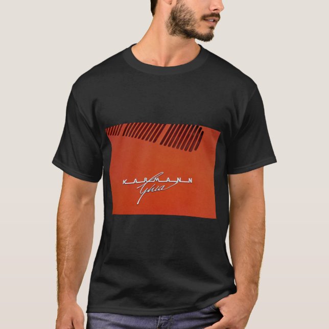Snygg T-shirt med ”Bil” tryck för bilentusiaster  (Framsida)
