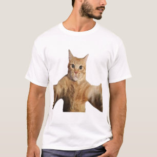 Snygg T-shirt med riktig kattfoto