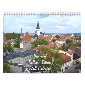 Snygg Tallinn, Estoniska väggkalender Kalender